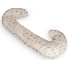 Cebababy maitinimo pagalvė dżersej duo ruda gėlės W-885-000-828