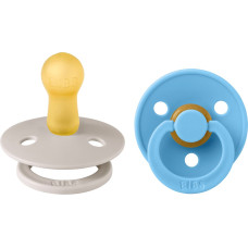 Bibs Colour Round pacifiers Mushroom/Breeze 6-18m 2pcs