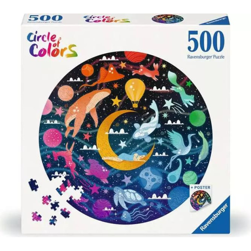 Ravensburger Puzzle 500 Circle of Colours: Dreams