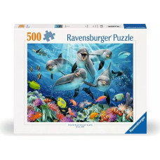 Ravensburger Puzzle 500 Dolphins in the Coral Reef