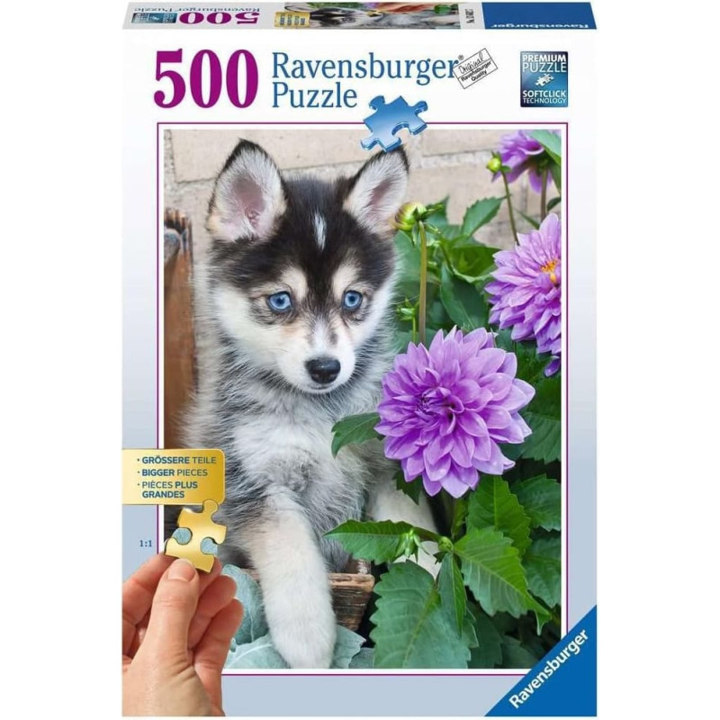 Ravensburger Puzzle 500 Cute Husky