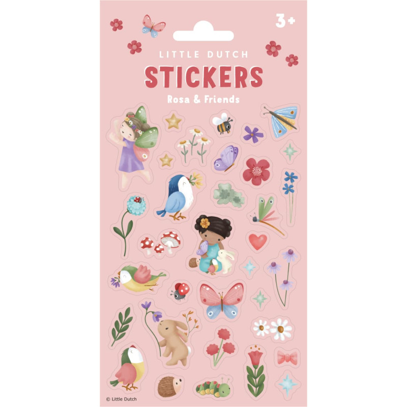 Little Dutch Sticker sheet Rosa & Friends