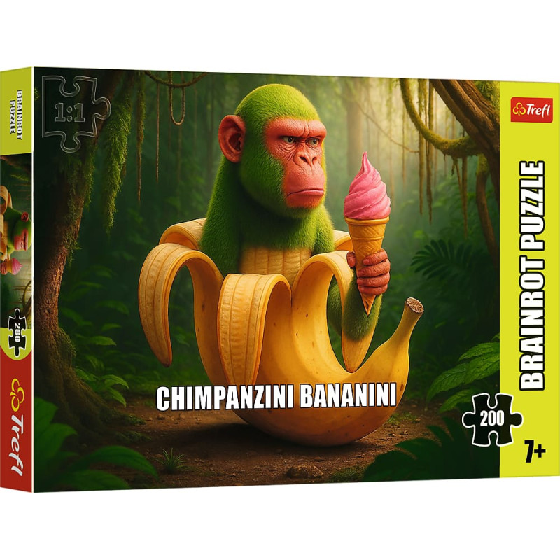 Trefl BRAINROT Dėlionė &bdquo;Chimpanzini Bananini&ldquo;, 200 det.
