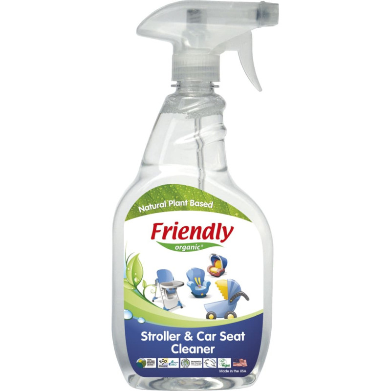 Friendly Organic Cleaning spray for strollers, prams, car seats and child safety seats, 650 ml