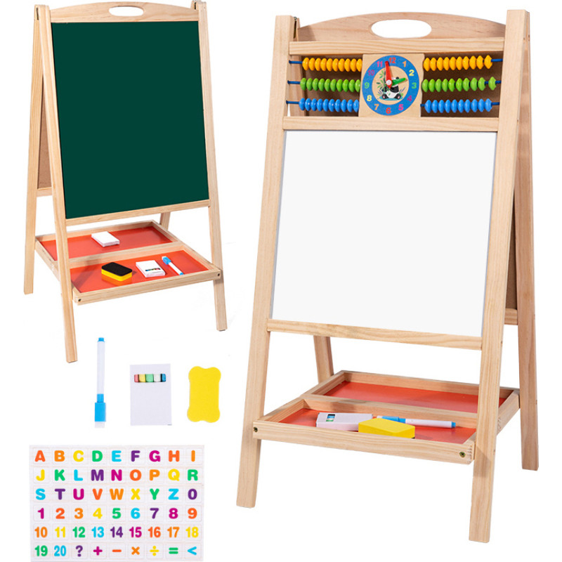 TABLICA DWUSTRONNA DREWNIANA 70CM