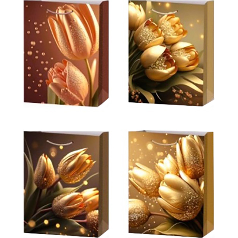 TORBA NA PREZENTY TULIPANY L