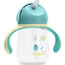 Baboo Silicone Straw Cup LAGOON FIESTA, 260 ml