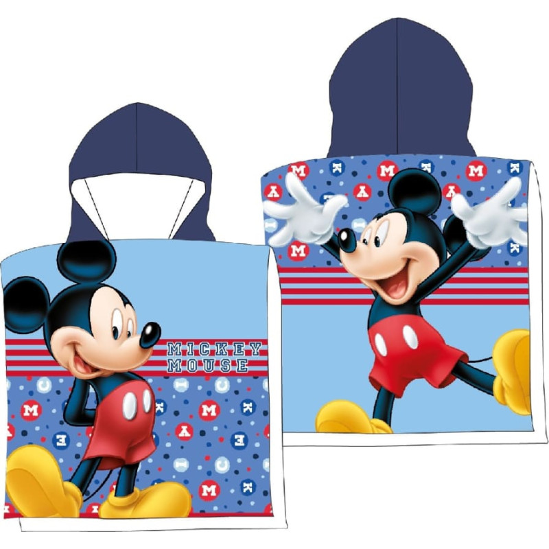 FAST DRY PONCHO 50X100 CM MICKEY MIC36-5185 MICROFIBER