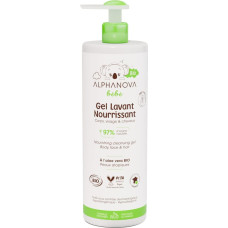 Alphanova BEBE fragrance-free moisturizing body wash for dry and atopic skin, 400 ml