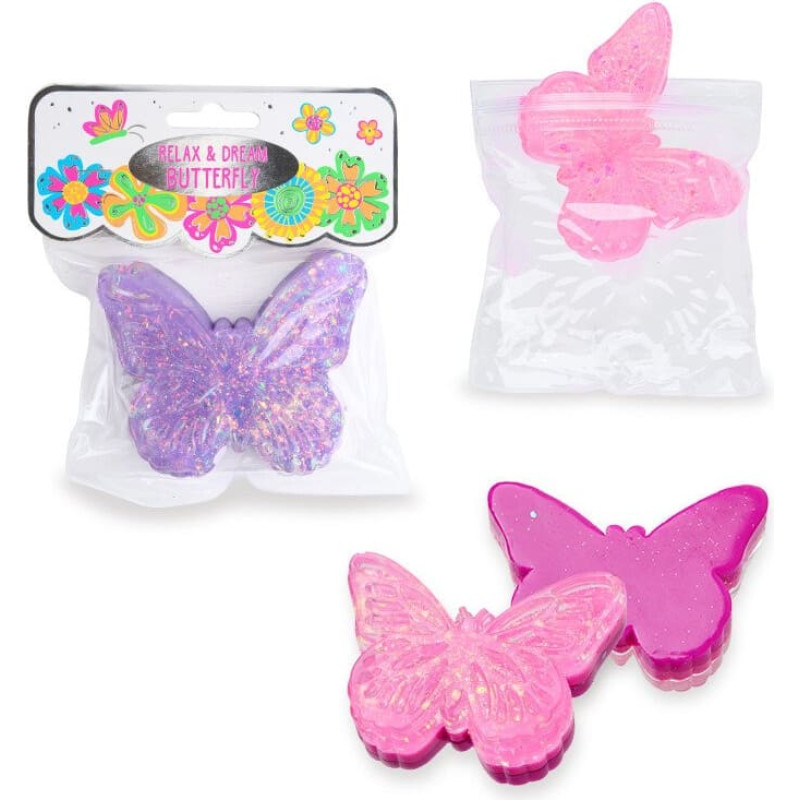 Trendhaus Minkomas žaislas - Blizgantis drugelis (1 vnt., 2 dizainai)