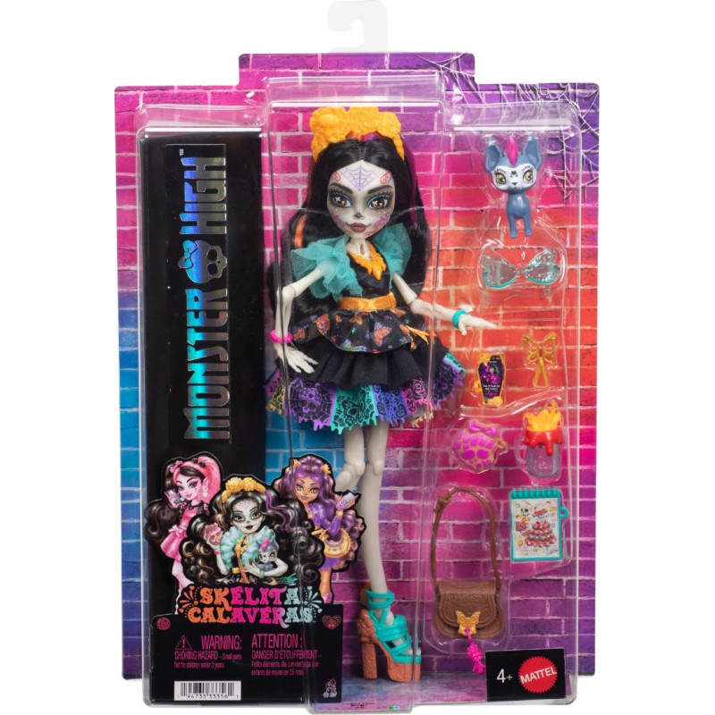 Monster High lėlė Skelita Calaveras