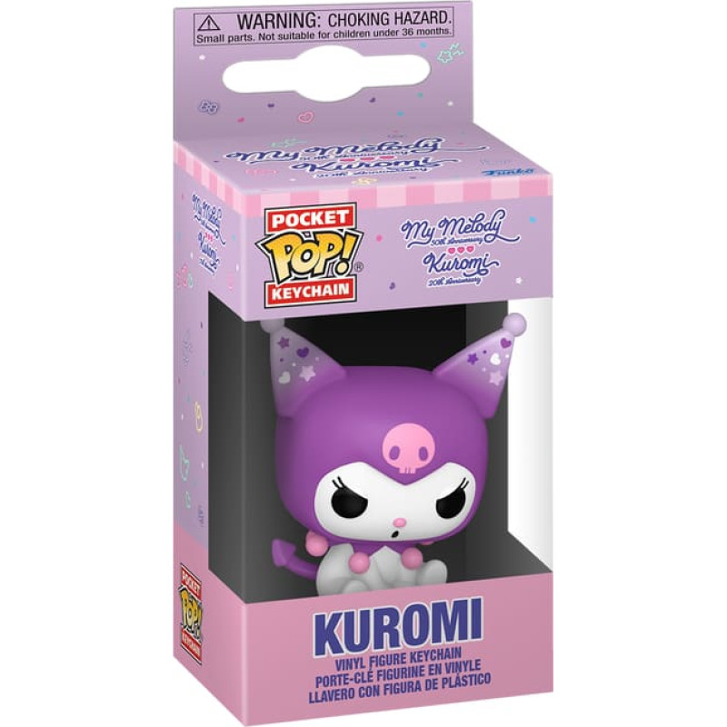 Funko POP! Raktų pakabutis: Sanrio - Kuromi (20th Anniversary)