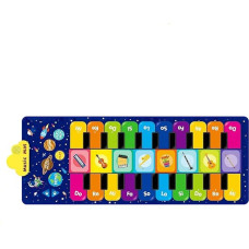 Bērnu interaktīvais muzikālais deju paklājs 8 instrumenti 10 melodijas