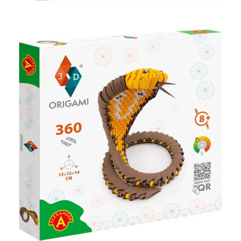 Alexander Origami 3D konstruktorius - Kobra