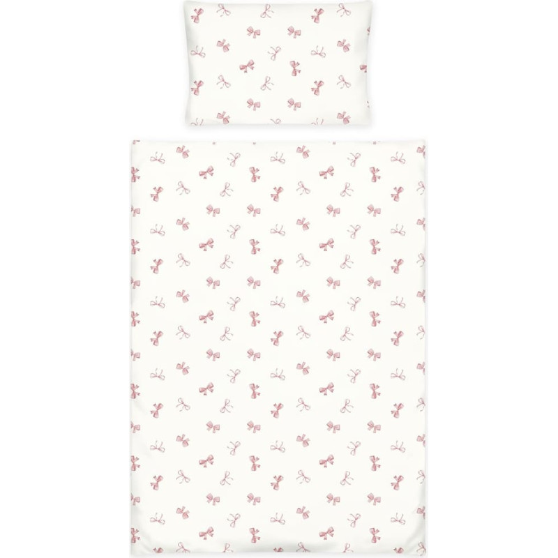 Albero Mio Pościel C-2 135x100,60x40 Pudrowe Kokardki CP9