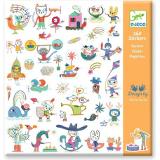 Djeco Lipdukai - 160 lipdukų - Djeco veikėjai