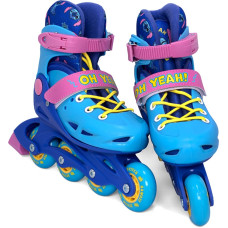 INLINE HARD BOOT ROLLER SKATES - STITCH - SIZE 30-33