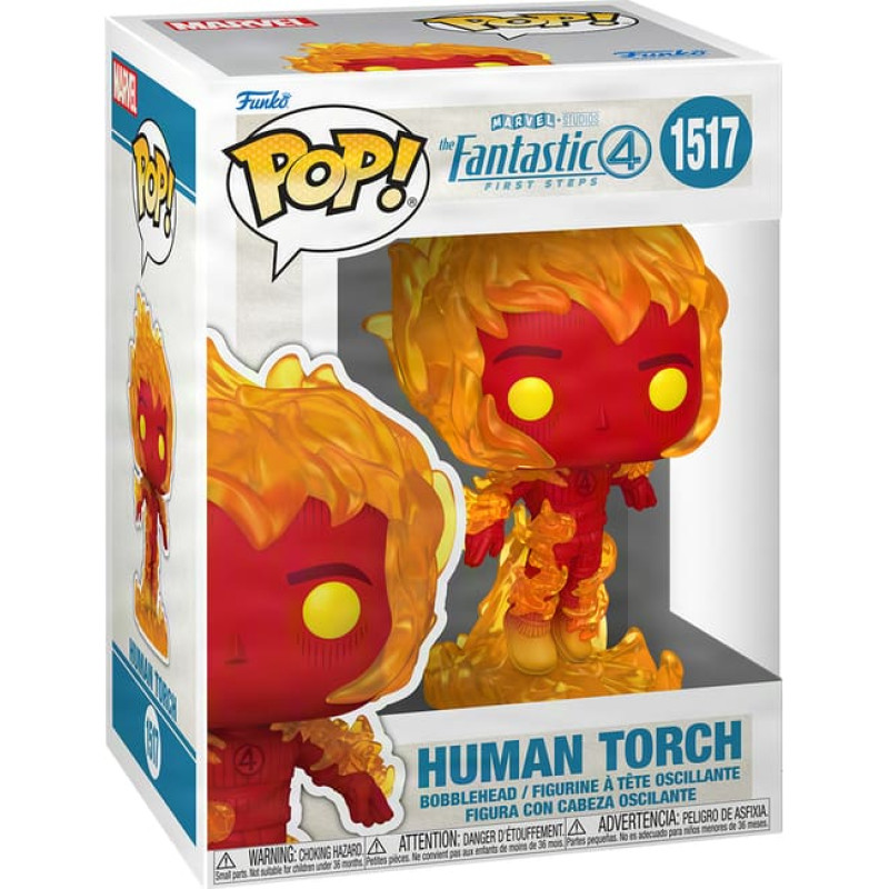 Funko POP! Vinilinė figūrėlė: Marvel: The Fantastic Four: First Steps - Human Torch
