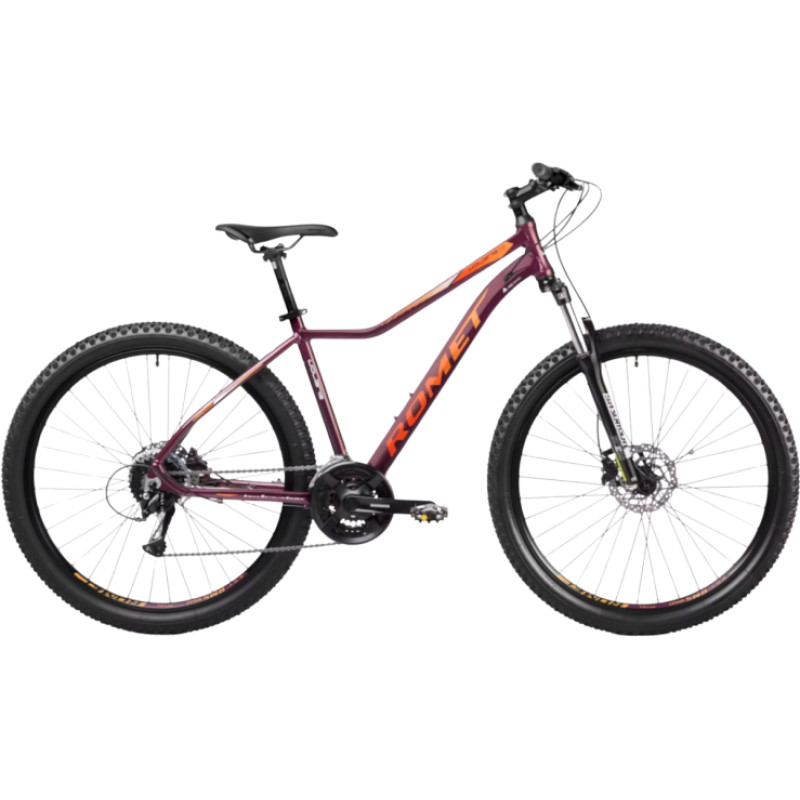 Romet Women's bicycle ROMET Jolene 7.2, 27.5" dark red-orange (M)
