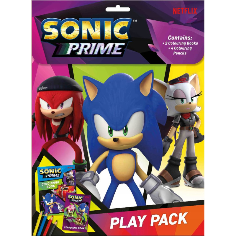 Kids Euroswan - Akcesoria Licencyjne COLORING SET WITH NOTEBOOK SONIC