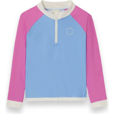 Kietla ICONIC swim T-shirt with UPF 50+ sun protection fabric and UV sensor, for ages 6-8, Purple Pink