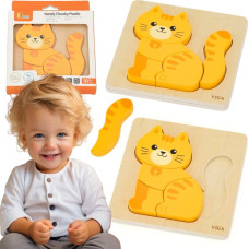 Viga Wooden Puzzle - Ginger Kitten