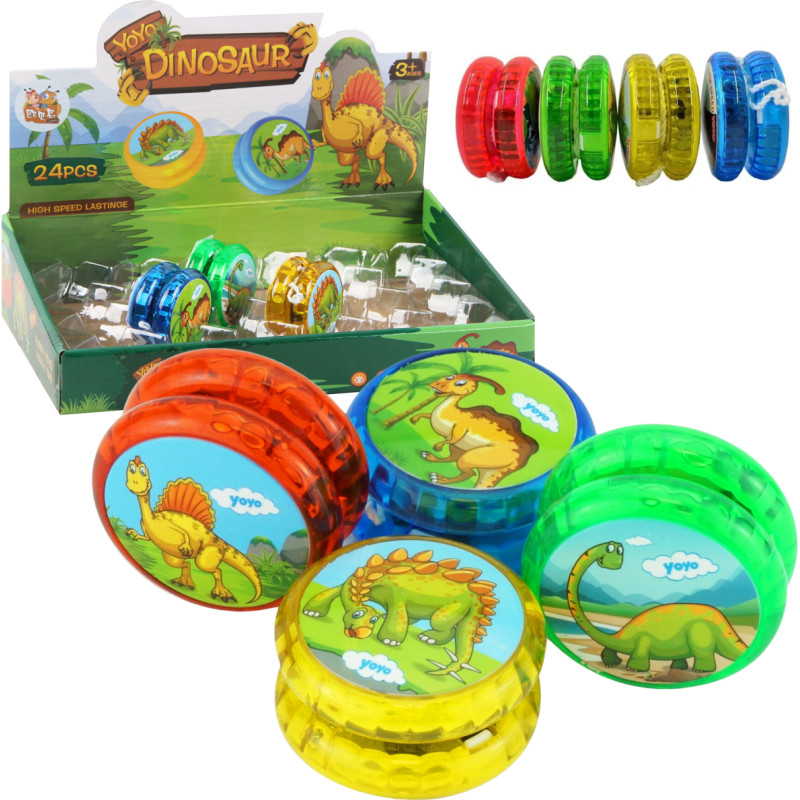 JOJO ŚWIECĄCE DINOZAURY 4 KOLORY