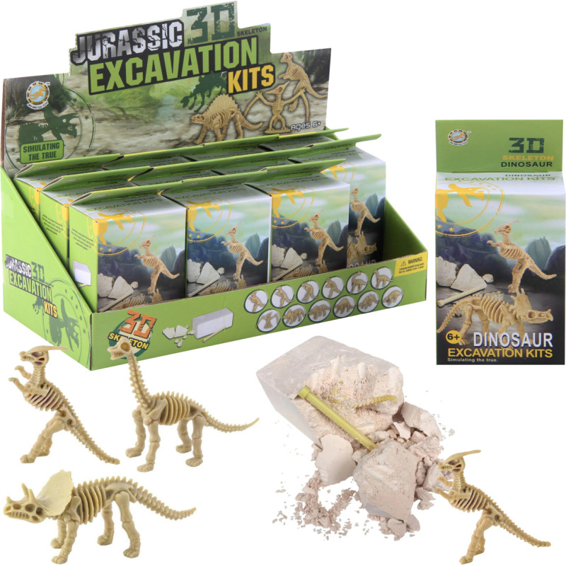 WYKOPALISKA PALEONTOLOG DINOZAUR SZKIELE