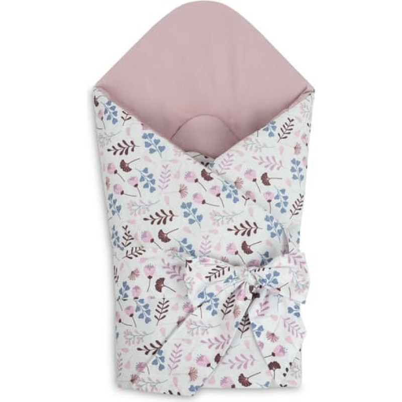 Sensillo BABY WRAP VELVET TWIGS PINK 75X75