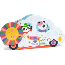 Djeco Siluetų dėlionė - Debesų ma&scaron;ina (16 detalių)