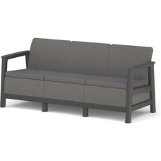 Keter Scandi Linea trivietė sodo sofa, pilka