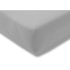 Miniania ūdensnecaurlaidīgs džersija palags, izmērs 120 × 60 cm, pelēks