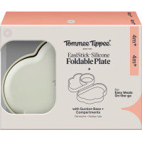 Tommee Tippee silikona salokāms šķīvis ar piesūcekņa pamatni un nodalījumiem, 448744