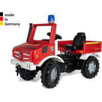 Rolly Toys Unimog Mercedes Benz Samochód na pedały Straż + Kogut