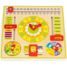 Ecotoys Attīsto&scaron;ais koka kalendārs 00630