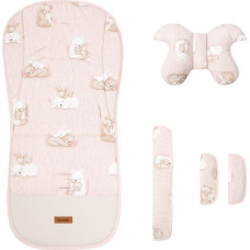 Sensillo STROLLER INSERT DELUXE MUSLIN BEAR AND RABBIT