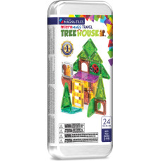 Magna-Tiles MICROMAGS Kelioninis konstruktorius &bdquo;Treehouse&ldquo;, 24 det.