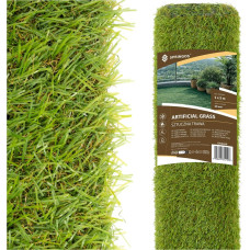 Springos Dirbtinės žolės rulonas 1x5 m žalias kilimas terasos balkonui sodo kilimui 20 mm