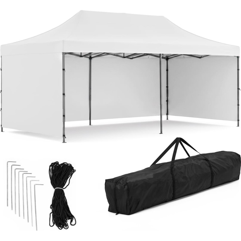Springos Sodo palapinė 3 x 6 m, balta