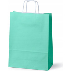 TORBA NA PREZENTY A4 PASTELOWA ZIELONA