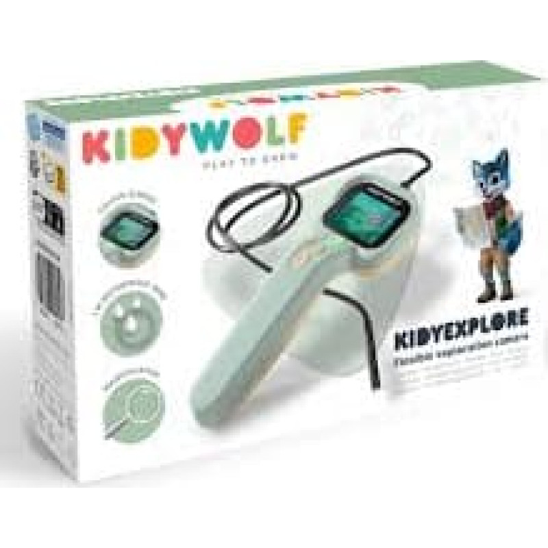 Kidywolf elastīgā izpētes kamera, zaļa, KIDYEXPLORE-GR