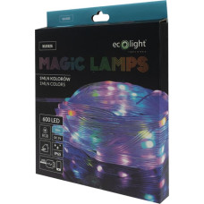 Magic Lights Magic LED String Lights, 600 LEDs, 1 Million Colors, 30 m, DC 5V, App Control ML61626