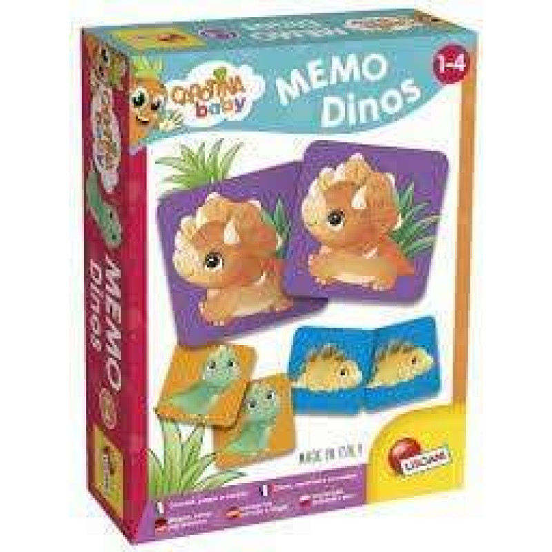 Carotina Baby Memo Dino Art.92505  Attīstoša spēle Atmiņa