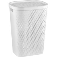 Curver Veļas kaste Infinity Recycled 60L 44x35x60cm balta