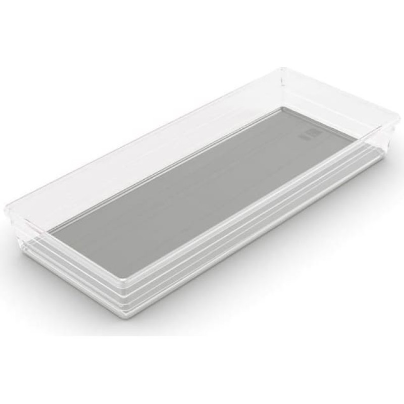 KIS Kastīte Sistemo Organizer 8 37.5 x 15 x 5 cm caurspīdīga/gaiši pelēka