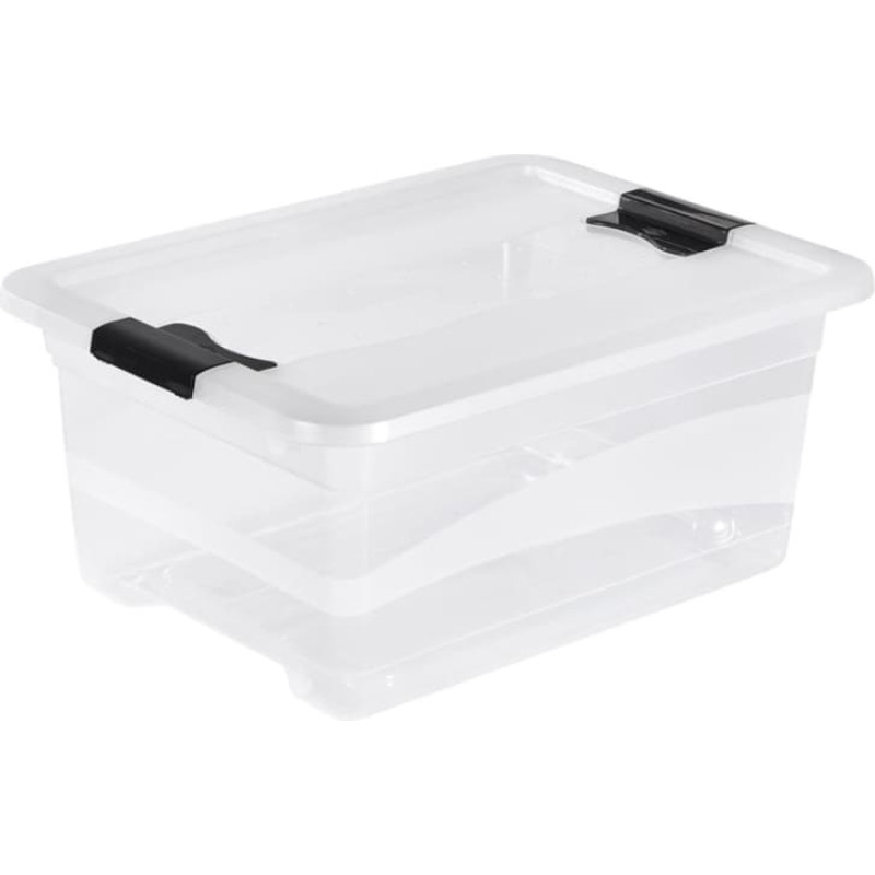 Keeeper Kaste ar vāku crystalbox Cornelia 39x,5x29,5x17,5cm 12L caurspīdīga