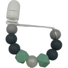 Baby In World BABY 01436 Zawieszka do smoczka Kryształ MINT/GREY