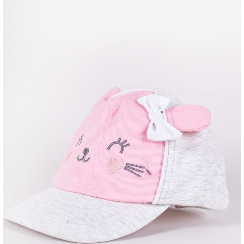 Yo Baby SCORPIO CZD-620 Czapka z daszkiem dziewczęca 42-46 cm
