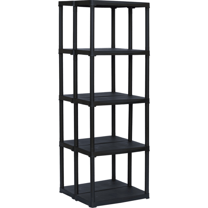 Laikymo lentyna – stelažas, 176×60×59 cm, 40 kg, juoda