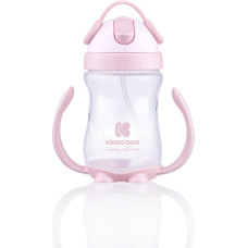 Sippy cup with a straw 300ml Pink